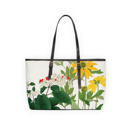 Clerodendrum & Rudbeckia by Tanigami Kônan PU Leather Shoulder Bag