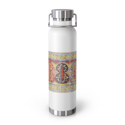 Reproduction of the Shield Frieze by Emile Gilliéron Copper Vacuum Insulated Bottle, 22oz