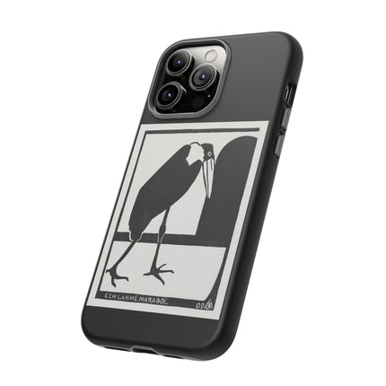 A Lame Marabou by Samuel Jessurun de Mesquita Phone Cases