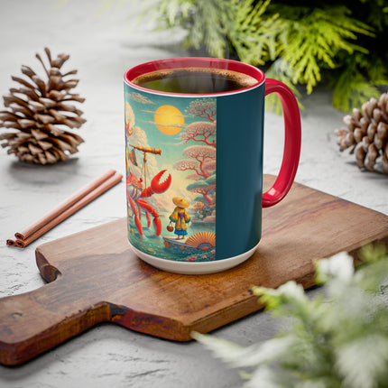 The Celestial Crab Navigator Colorful Mugs (11oz, 15oz)