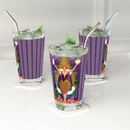 Countdown to Christmas Elegance Glass, 16oz