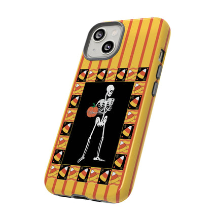 Candy Corn Skeleton Phone Cases