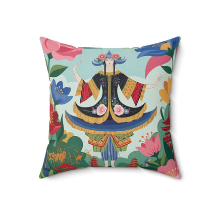🌸🏯 The Lady Of The Pagoda Garden Scented Soy Candle – Art Deco Floral Fantasy