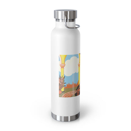 Glimpses of Opulence by Ezio Anichini Copper Vacuum Insulated Bottle, 22oz