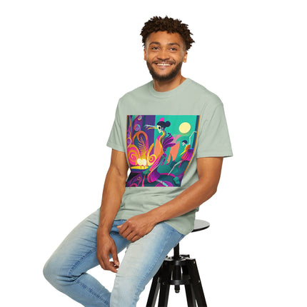 Dance of the Skeleton Ballerinas Unisex Garment-Dyed T-shirt