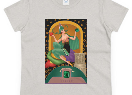 May & Emerald (from the Gem Series) by Sofia Chiostri Women's Midweight Cotton Tee