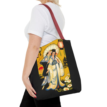 Golden Embrace Tote Bag (AOP)