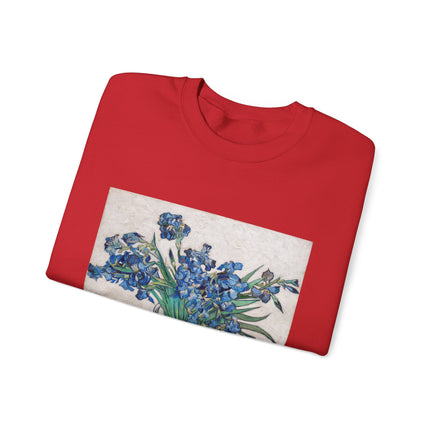 Irises by Vincent Van Gogh Heavy Blend™ Crewneck Sweatshirt