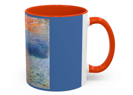 Sunrise by Claude Monet Colorful Mugs (11oz, 15oz)