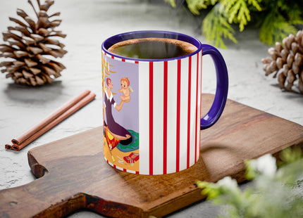 Art Deco Christmas Colorful Mugs (11oz, 15oz)