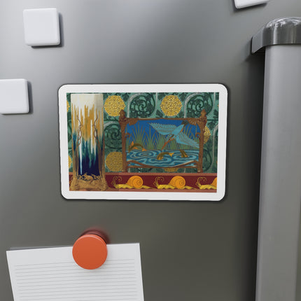 Shrimps, Kingfisher and Fish by Maurice Pillard Verneuil Die-Cut Magnets (5 Sizes)