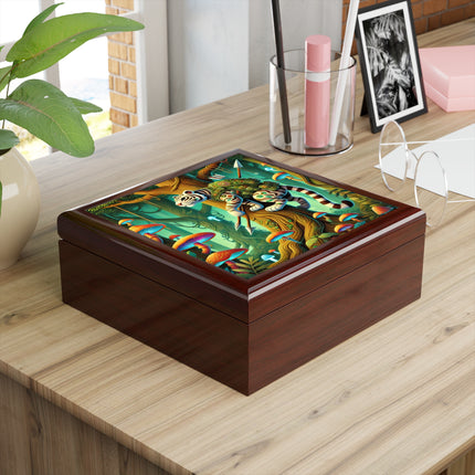 Silent Stripes Tiger Treasure Chest