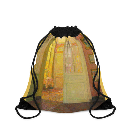 Interior, Window Light by Henri Le Sidaner Drawstring Bag