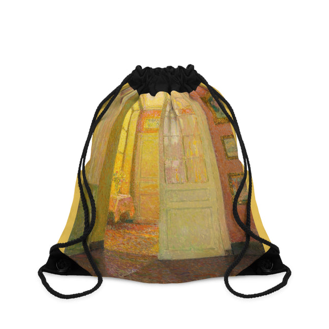 Interior, Window Light by Henri Le Sidaner Drawstring Bag