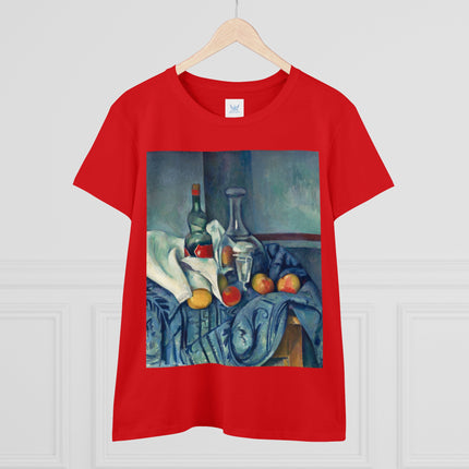 The Peppermint Bottle by Paul Cézanne Women's Midweight Cotton Tee