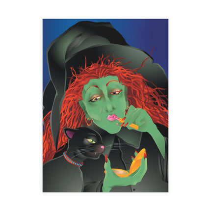 Mirror, Mirror A Witch's Touch Postcards (envelopes included) - Bundles of 10, 30, 50 Pieces