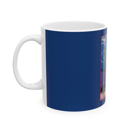 Smoke and Secrets: A Glamorous Encounter in Prohibition Era Ceramic Mug 11oz