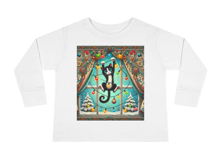 Mischief in Tinselland Toddler Long Sleeve Tee