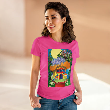 Birdhouse Haven Women's Midweight Cotton Tee