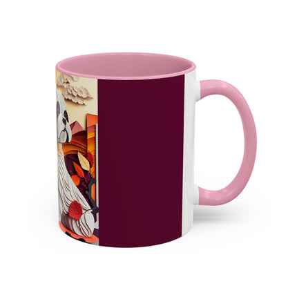 Shih Tzu at an Autumn Colorful Mugs (11oz, 15oz)