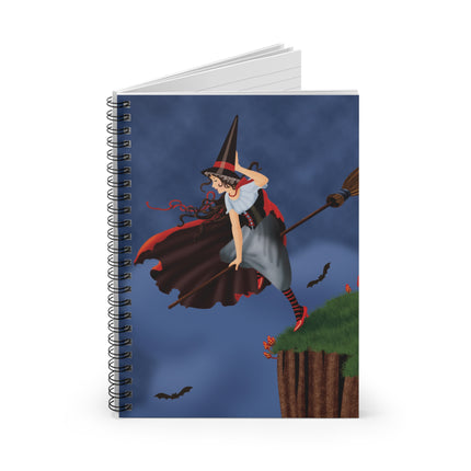 The Enchanted Witch Spiral Notebook - Ruled Line