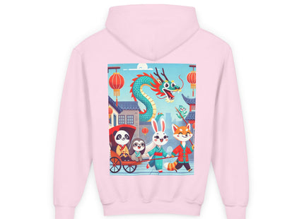 The Little Dragon and Friends Youth Heavy Blend Hooded Sweatshirt