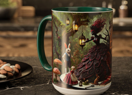 Malice in Wonderland – Gothic Halloween Colorful Mugs (11oz, 15oz)