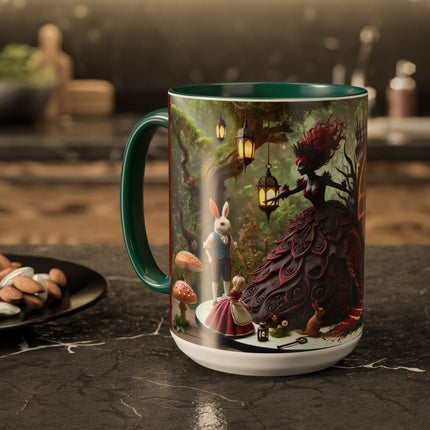 Malice in Wonderland – Gothic Halloween Colorful Mugs (11oz, 15oz)
