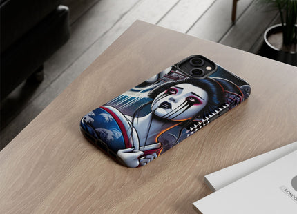 Geisha’s Black Ink Tears Phone Cases