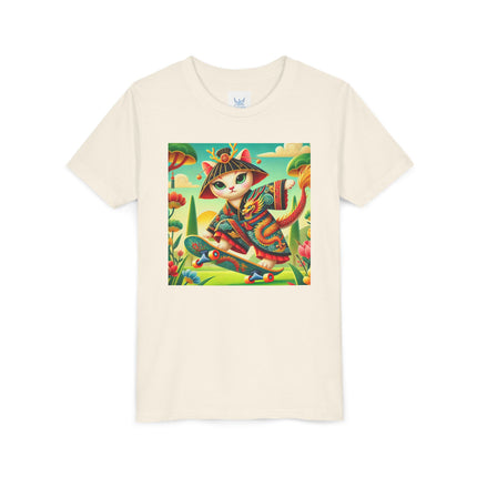 Dragon Dance on Wheels Youth Short Sleeve Tee