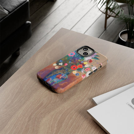 Bouquet of Flowers by Odilon Redon Phone Cases