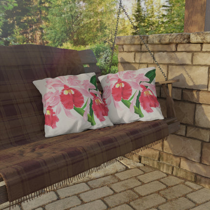 Cattleya Gigas by Jean Jules Linden Outdoor Pillows