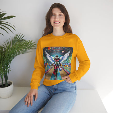Samurai Robot Angels Unisex Heavy Blend™ Crewneck Sweatshirt