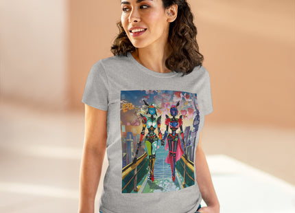 Cyber Punk Robot Models Cotton Tee