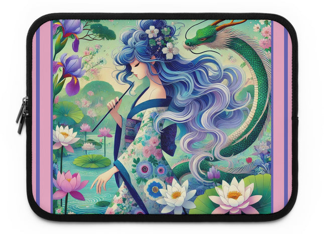 Fairy of the Koi Pond Laptop Sleeve