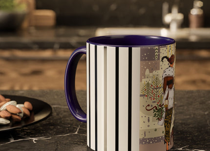 Wrapped in Elegance Colorful Mugs (11oz, 15oz)