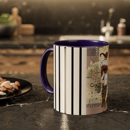 Wrapped in Elegance Colorful Mugs (11oz, 15oz)