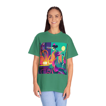 Dance of the Skeleton Ballerinas Unisex Garment-Dyed T-shirt