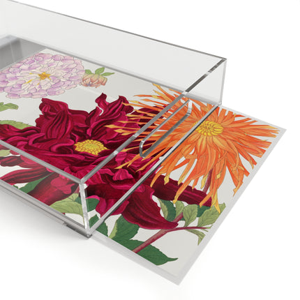 Dahlia Flower by Tanigami Kônan Acrylic Serving Tray