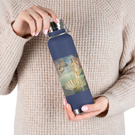 Birth of Venus by Sandro Botticelli Copper Vacuum Insulated Bottle, 22oz