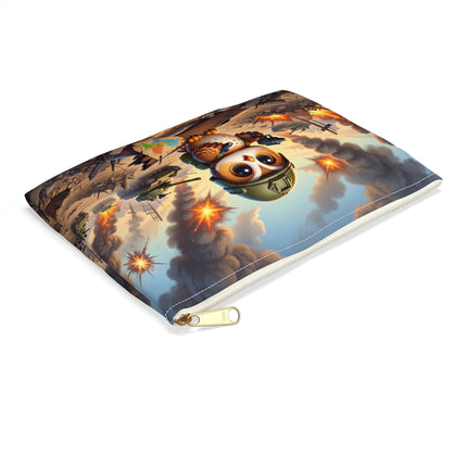 Owl on the Front Lines Accessory Pouch – Vigilant Guardian & Storybook Courage