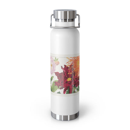 Dahlia by Tanigami Kônan Copper Vacuum Insulated Bottle, 22oz