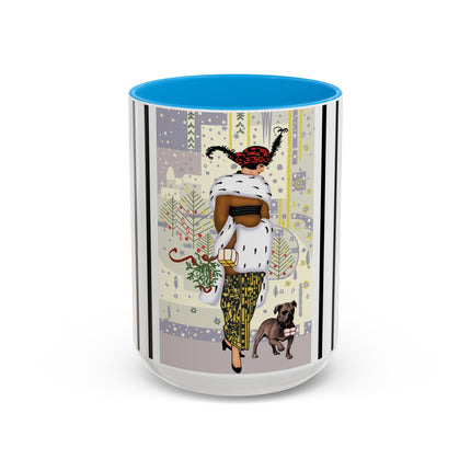 Wrapped in Elegance Colorful Mugs (11oz, 15oz)