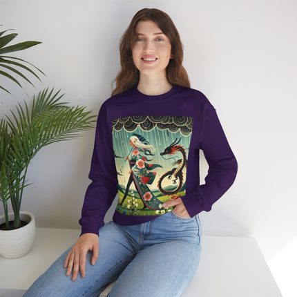 The Dragon Fairy’s Stride Heavy Blend™ Crewneck Sweatshirt