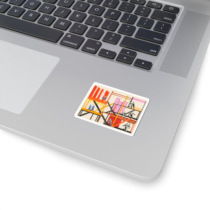 Maquettes de Théatre 4 by Alexandra Exter Kiss-Cut Stickers (4 Sizes)