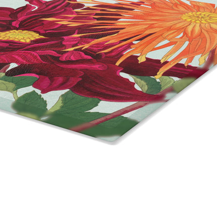 Dahlia by Tanigami Kônan Glass Cutting Board