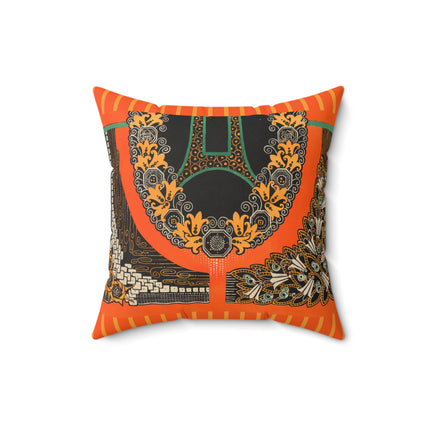 La décoration moderne dans le textile Pl. 6 by Gaston Charlet Spun Polyester Square Pillow