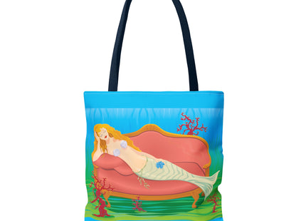 A Mermaid's Peaceful Refuge Tote Bag (AOP)