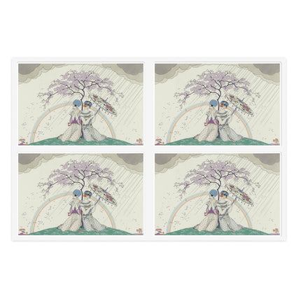 L’Arc-en-Ciel by George Barbier Sticker Sheets
