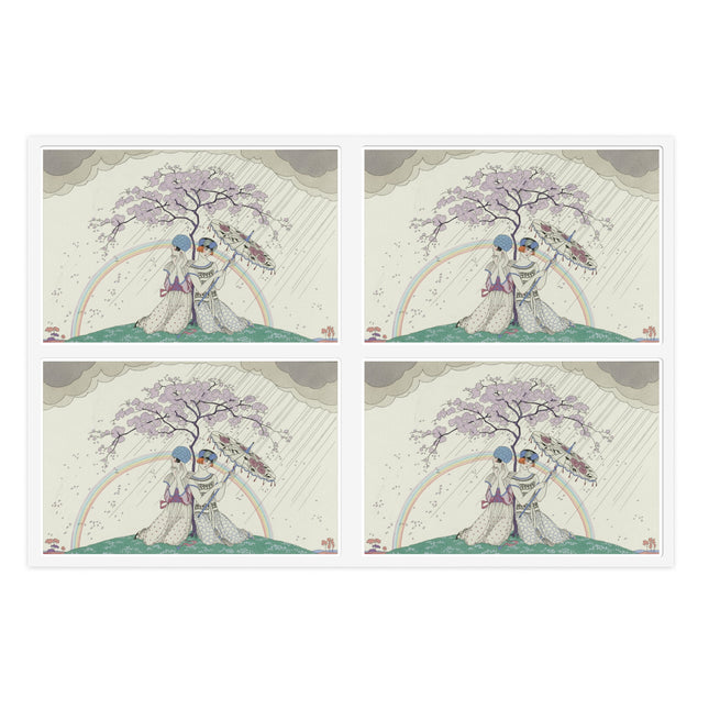 L’Arc-en-Ciel by George Barbier Sticker Sheets